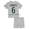 Maillot de Supporter Paris Saint-Germain Verratti 6 Extérieur 2022-23 Pour Enfant